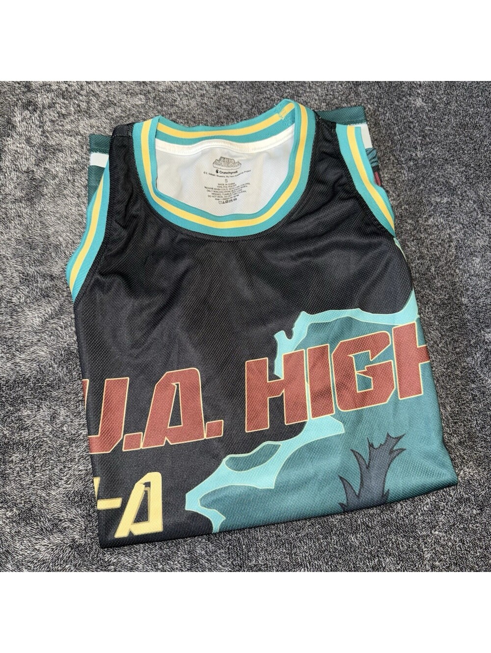 My Hero Academia UA High Basketball Jersey Tank Top Men's Size Small